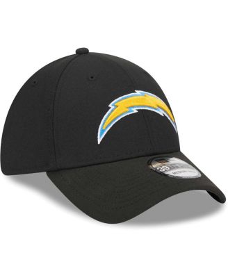 Men's Black Los Angeles Chargers Main 39THIRTY Flex Hat