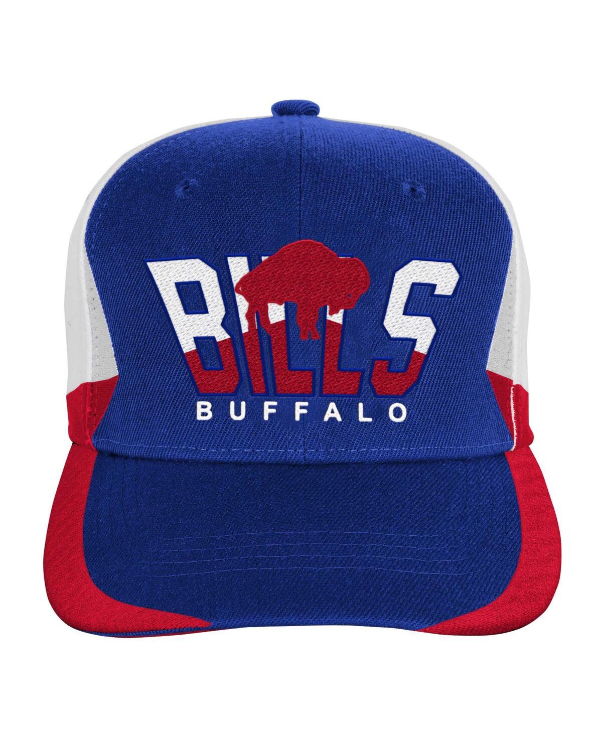 Mitchell & Ness Big Boys And Girls  Royal Buffalo Bills Retro Dome Precurved Adjustable Hat In Royal
