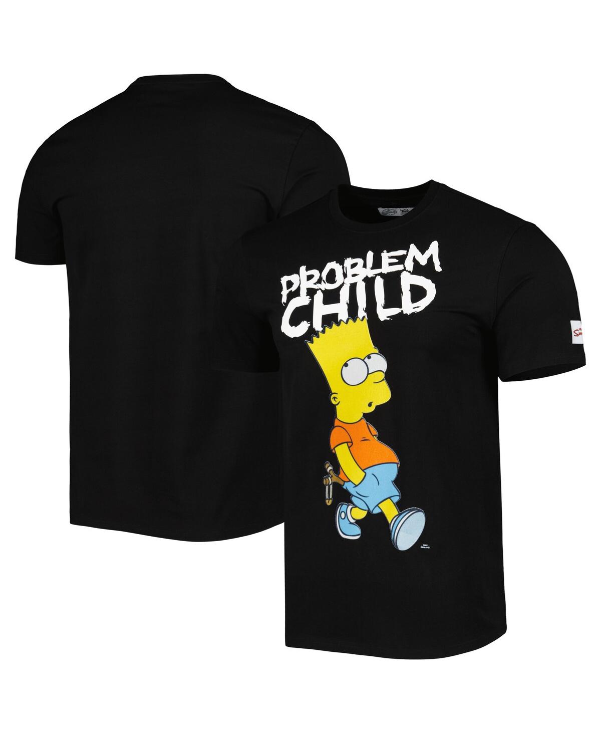 FREEZE MAX MEN'S AND WOMEN'S FREEZE MAX BLACK THE SIMPSONS PROBLEM CHILD T-SHIRT 