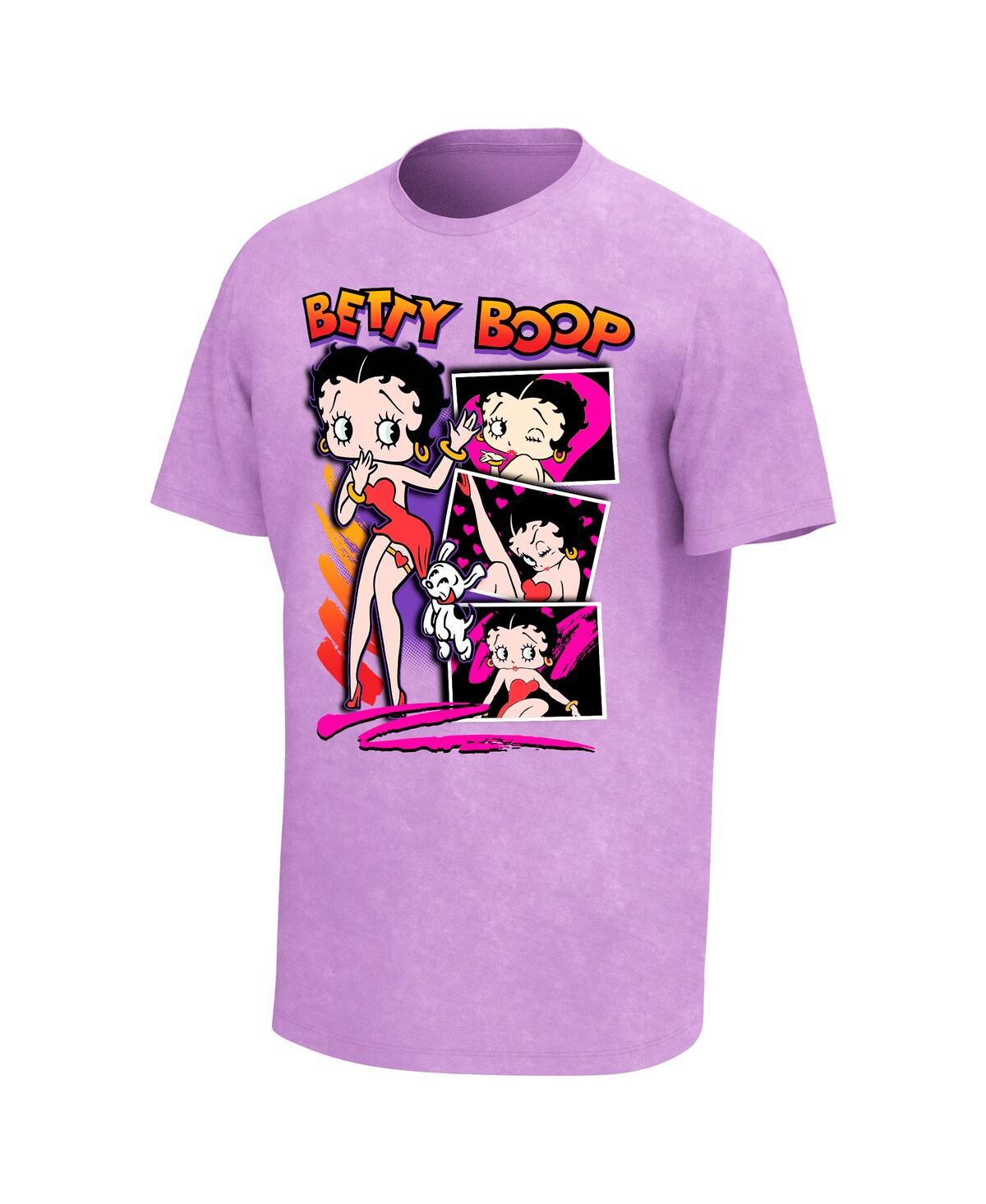 Shop Philcos Men's Purple Betty Boop Washed Graphic T-shirt
