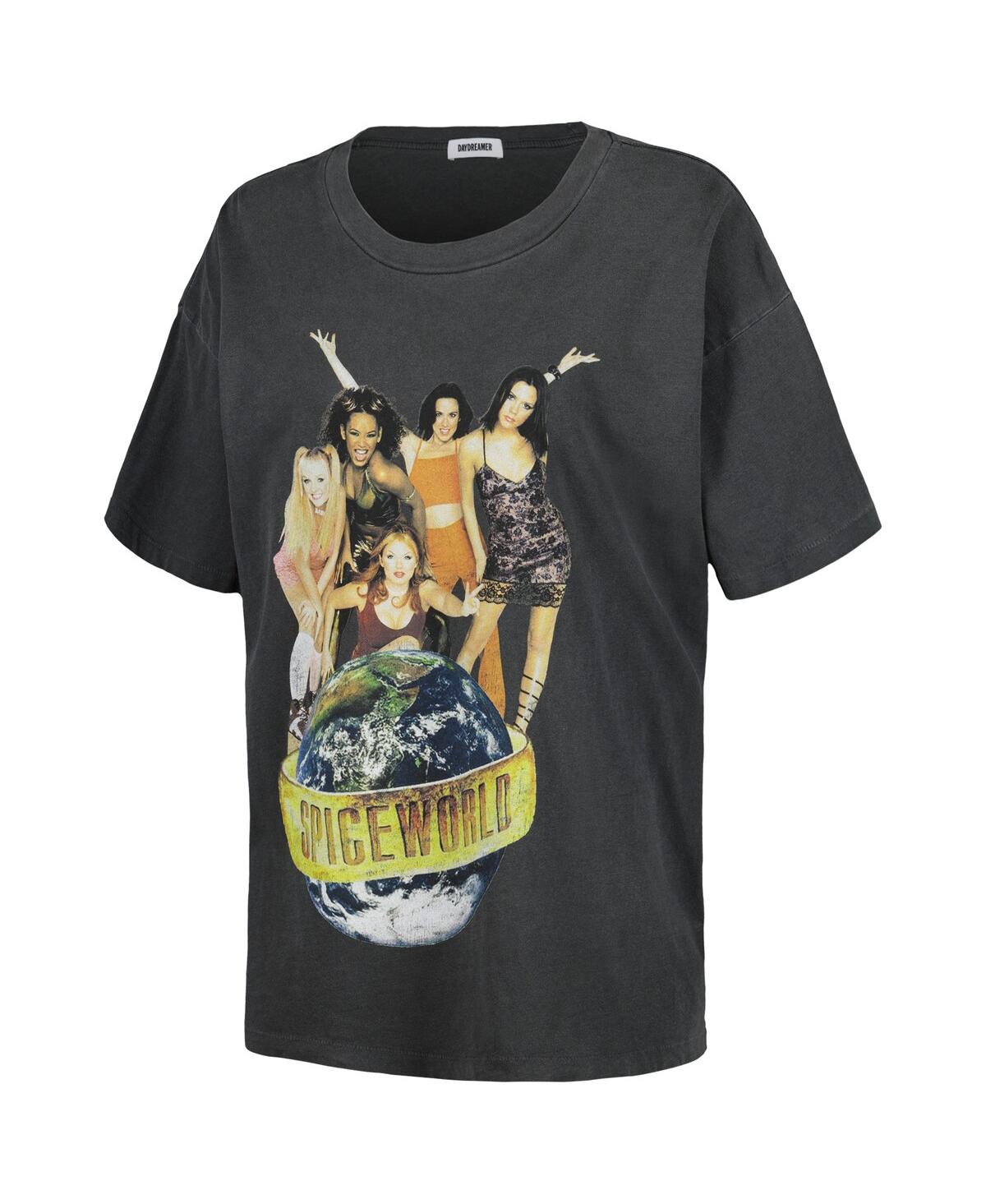 Shop Daydreamer Women's  Black Spice Girls Spiceworld Graphic T-shirt