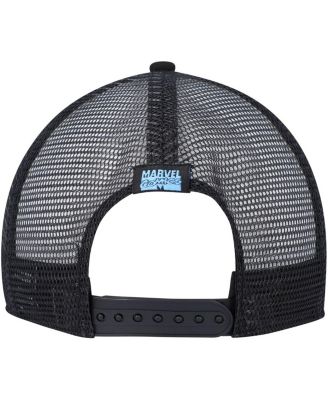 Men's Black Black Panther Retro A-Frame Snapback Hat