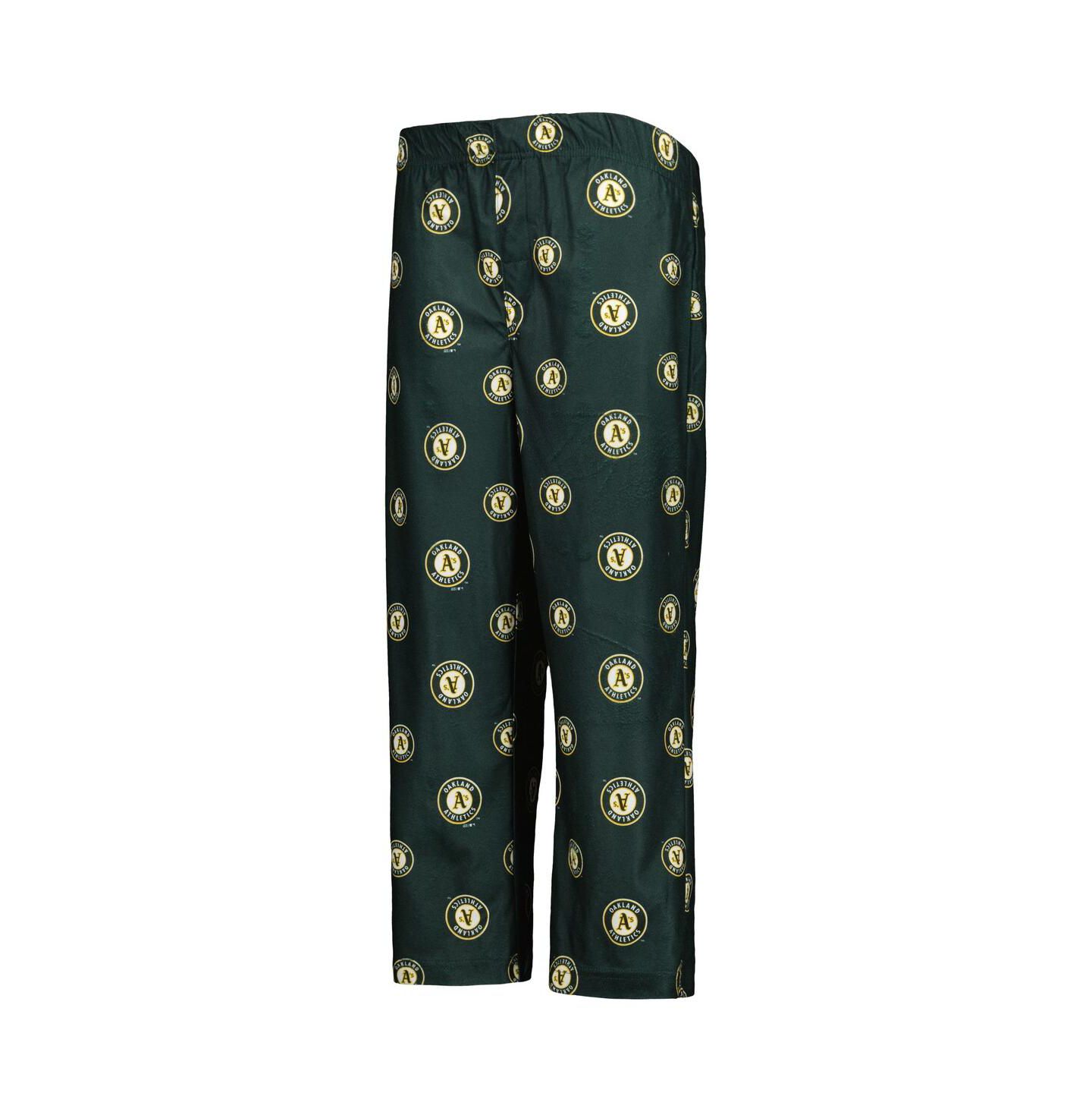 Брюки Outerstuff Green Oakland Athletics Team Color Logo для мальчиков — фото 2