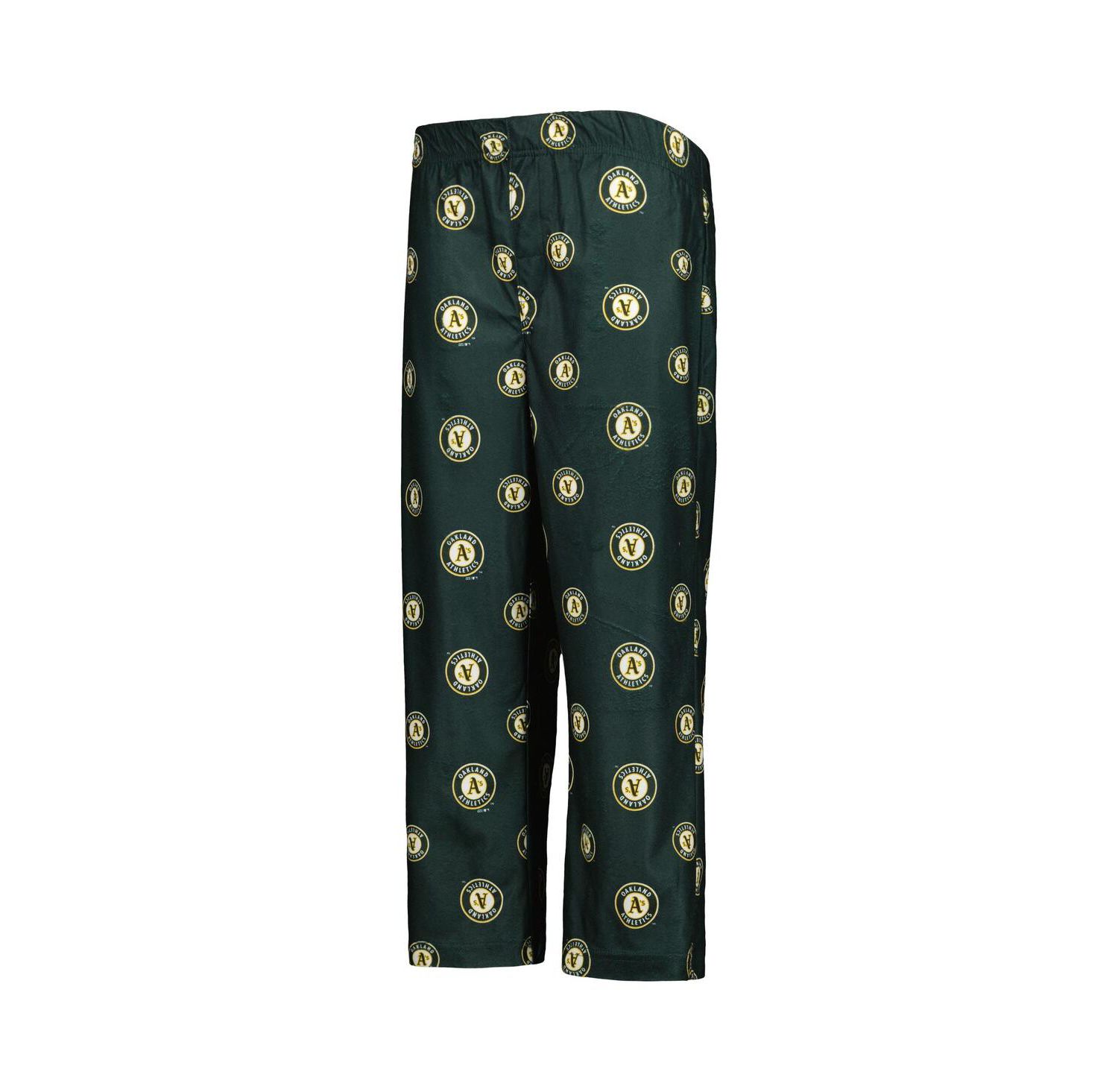 Big Boys Green Oakland Athletics Team Color Logo Pants