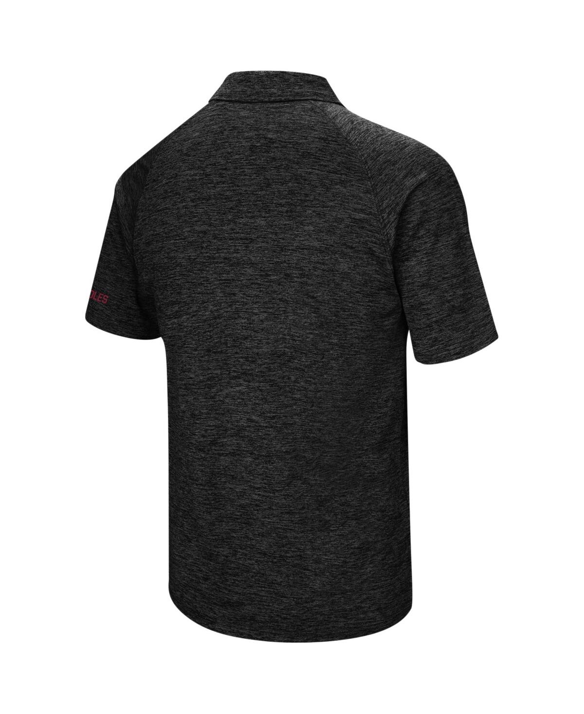 Men's ColosseumFlorida State Seminoles Big and Tall Down Swing Polo Shirt - Black