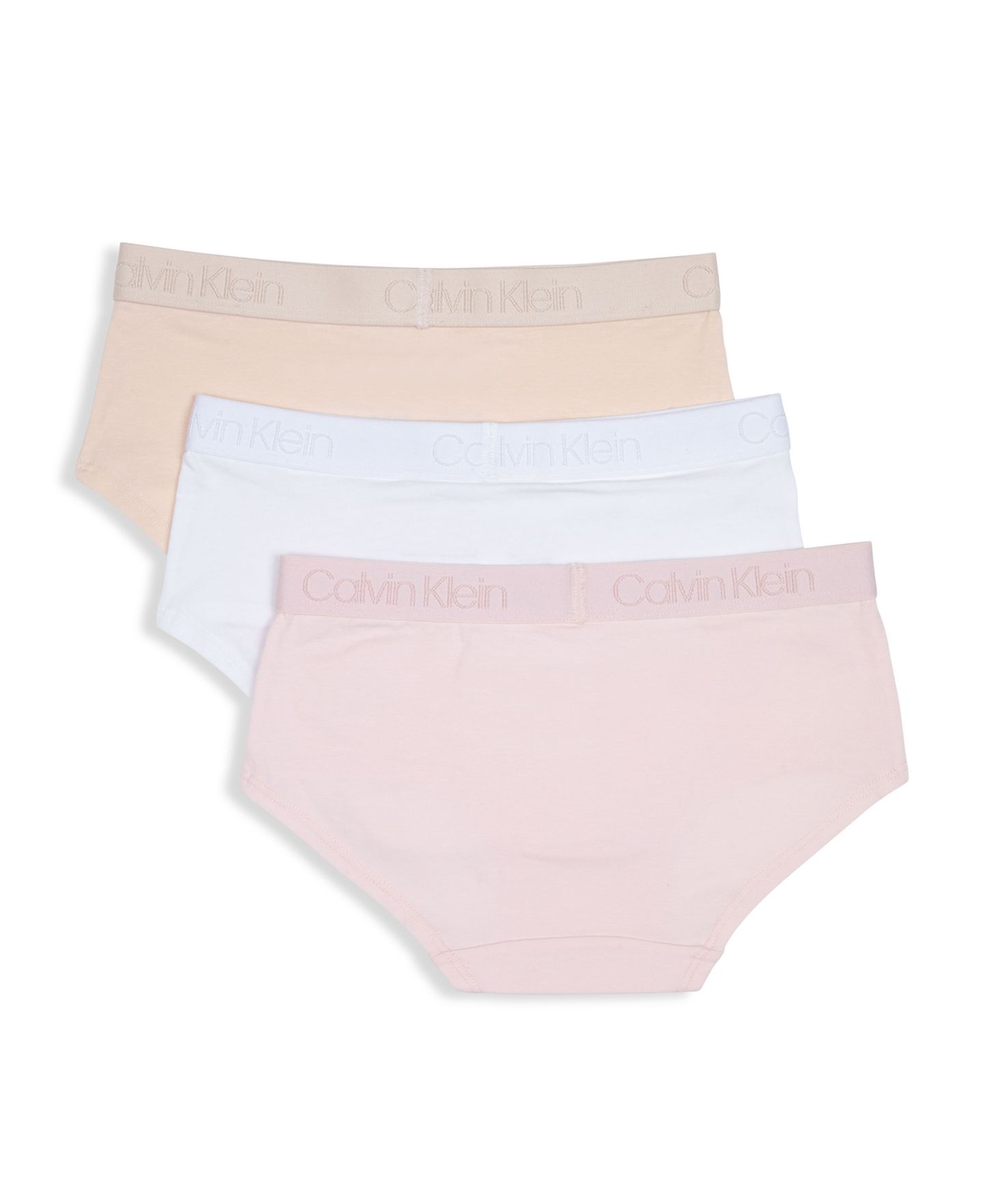 Трусы-хипстер, с логотипом, 3 шт. — Calvin Klein, цвет: Розовый — фото 2