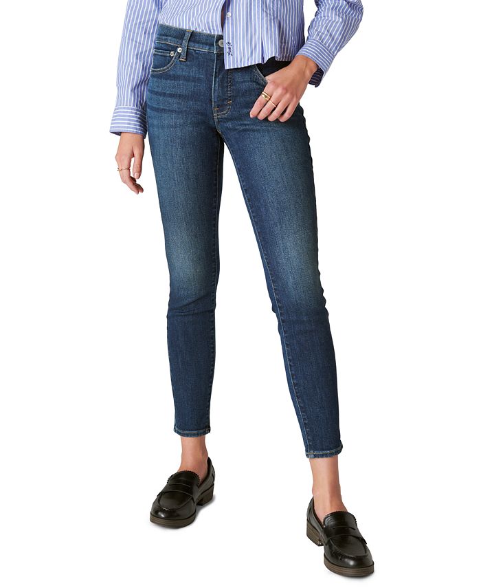 Lucky Brand Ava Ripped Skinny Jeans - Macy's