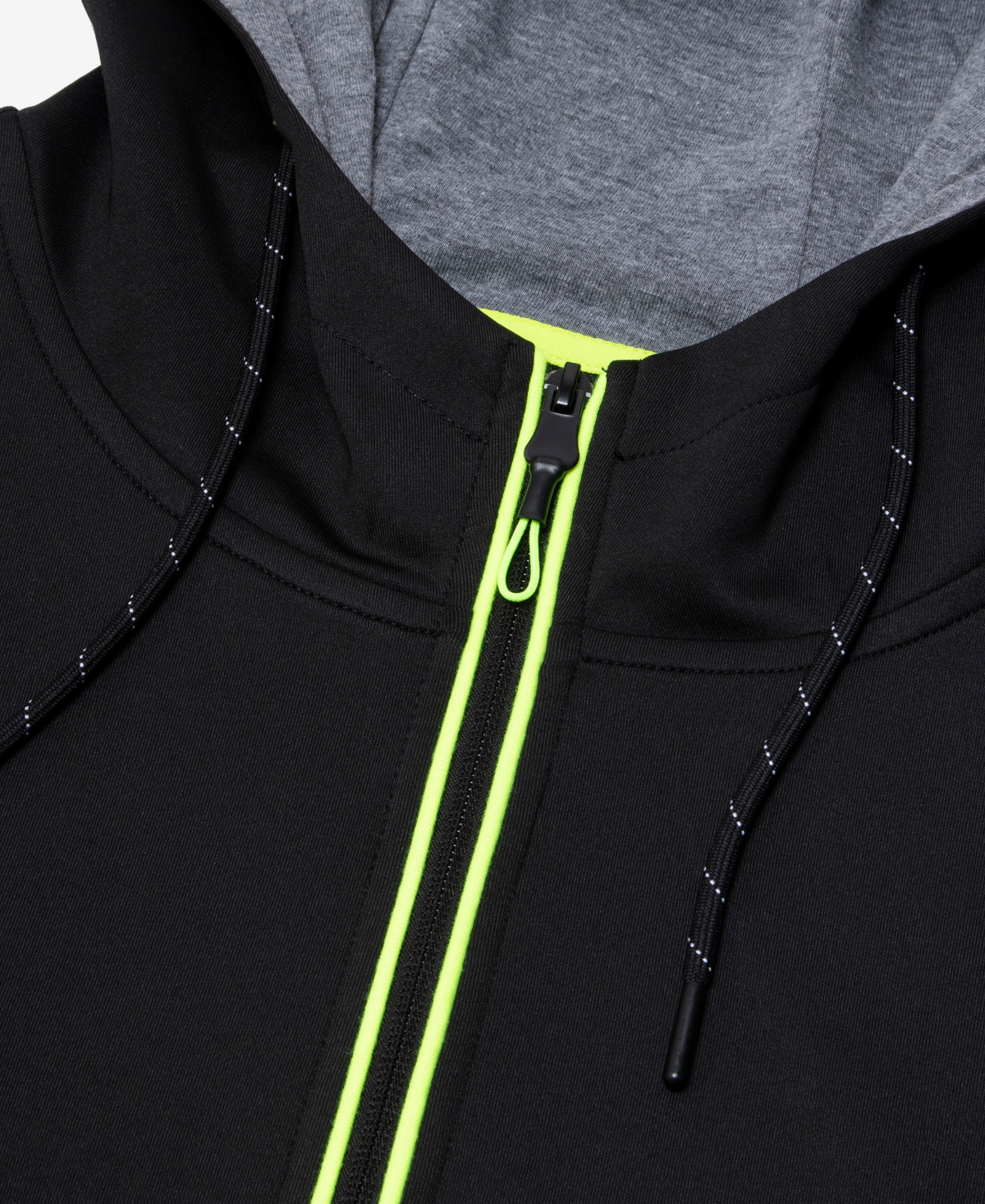Xray Men's Sport Zip-Up Hoodie - Black, Neon