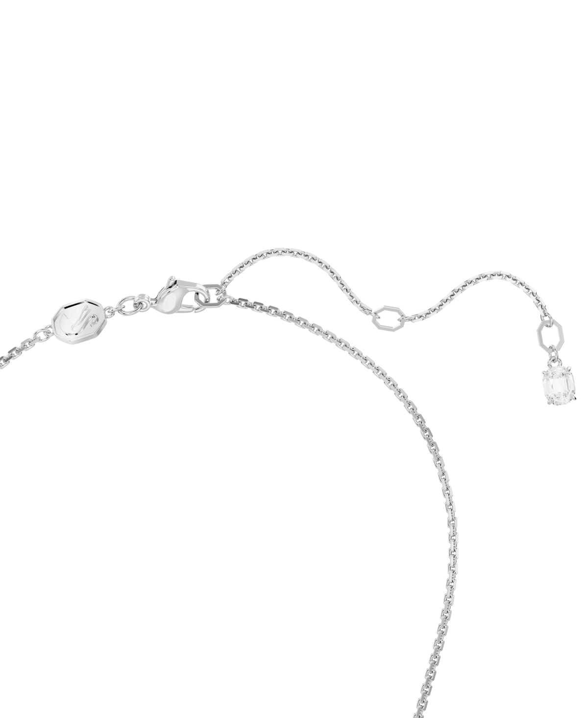 Shop Swarovski Mesmera Silver-tone Crystal Pendant Necklace, 18-1/2"