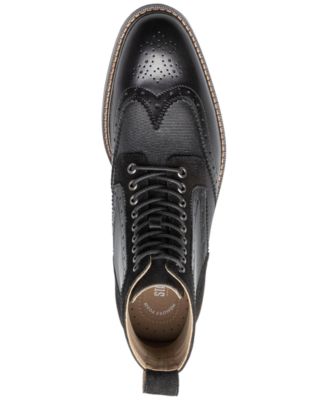 Men's Finnegan Wingtip Lace-Up Boots