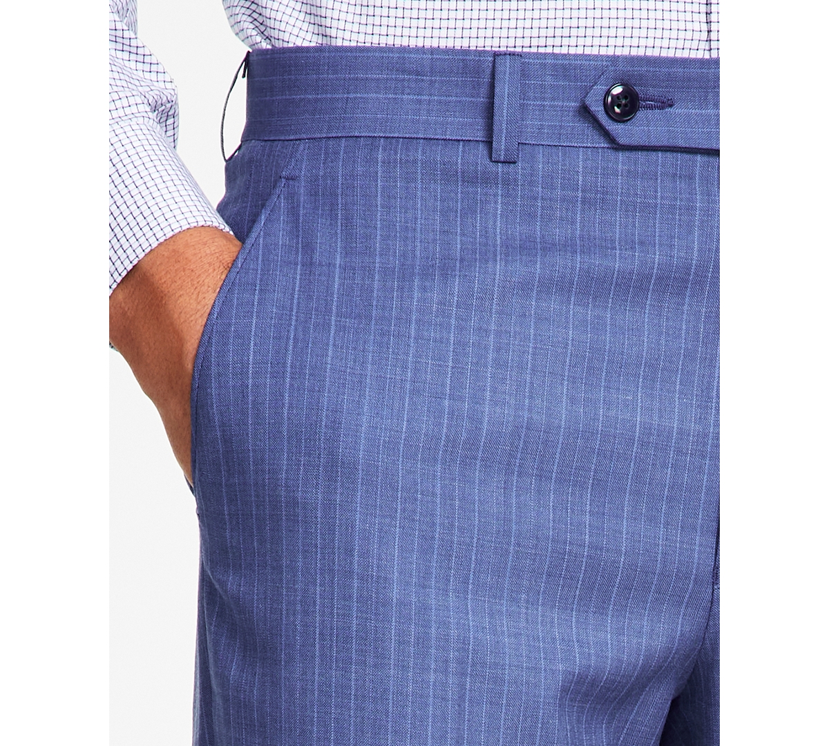 Michael Kors Men's Classic-Fit Pinstripe Wool Stretch Suit Pants