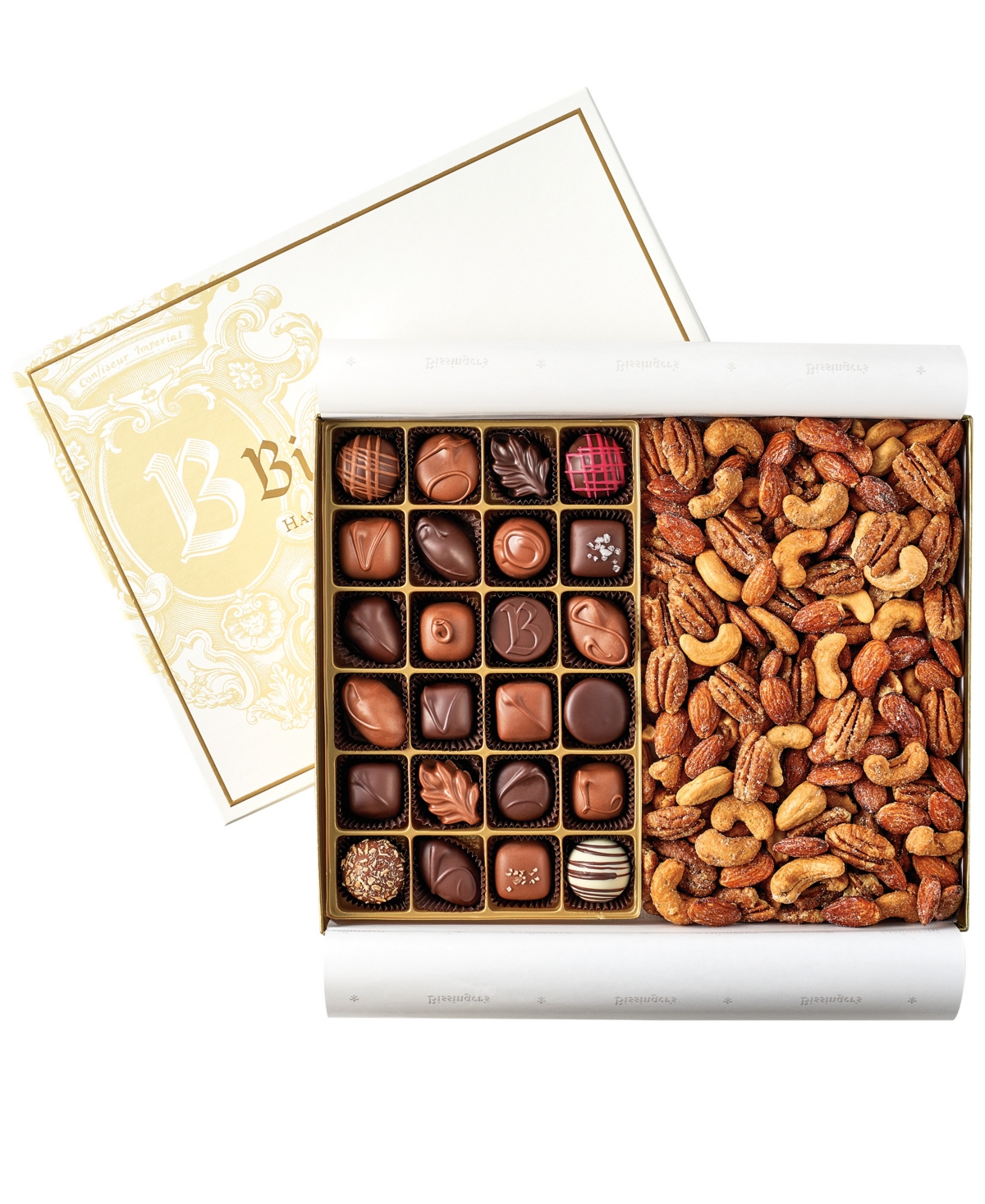 Bissinger's Handcrafted Chocolate Connoisseur Collection, 27 Piece Assorted With Nuts In No Color