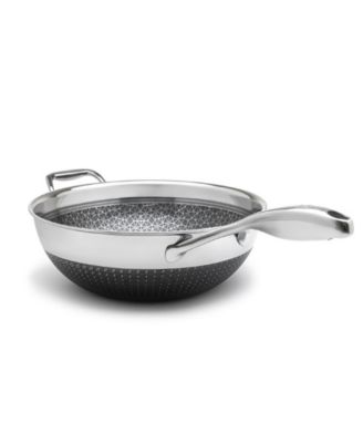 DiamondClad Stainless Steel Aluminum Core 12" Hybrid Wok