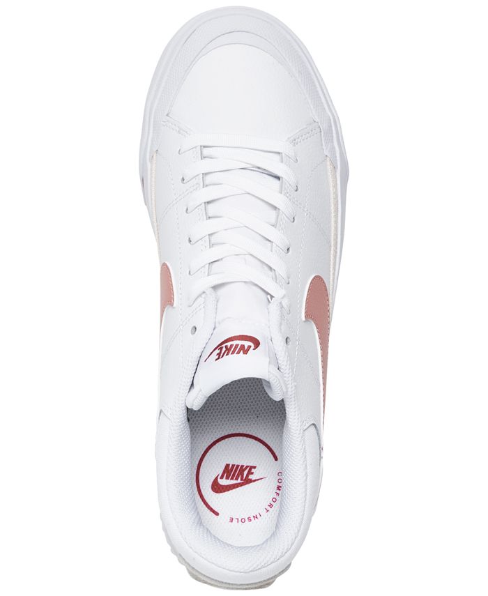 Nike Women #39 s Court Legacy Lift Platform Casual Sneakers from Finish