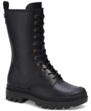 Macy's black hotsell combat boots