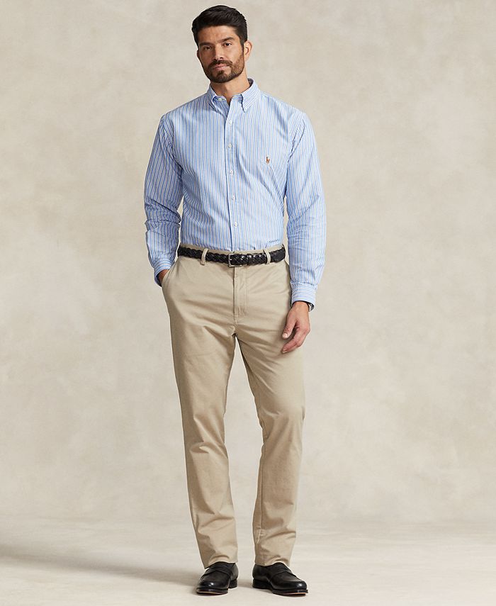 Polo Ralph Lauren Men's Big & Tall Performance Oxford Shirt - Macy's