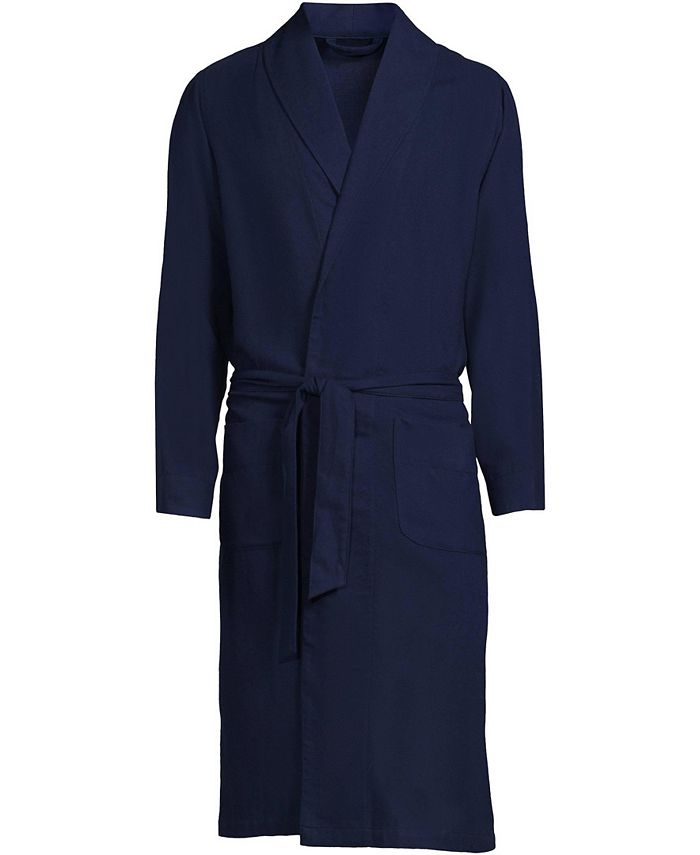 Lands' End Men's Flannel Robe Macy's