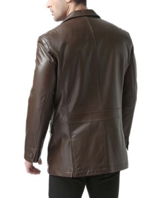 BGSD Men Two-Button Leather Blazer - Macy's