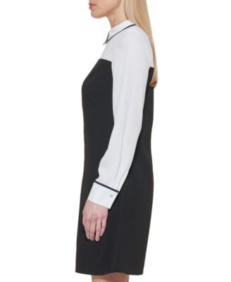 Women's Collared Sheath Dress