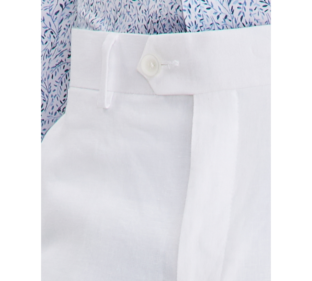 Bar Iii Men's Slim-FitLinen Suit Pants, Created for Macy's - White