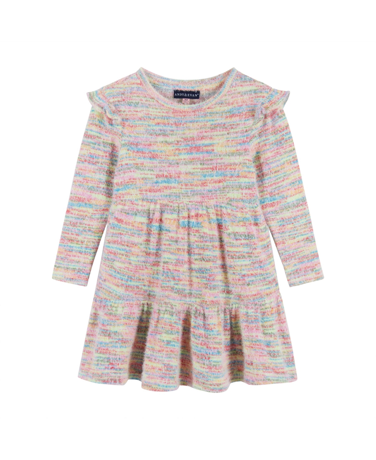 Andy & Evan Toddler/child Girls Multicolor Knit Dress In Open Miscellaneous