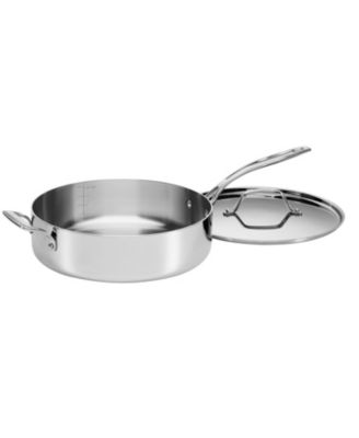 Custom-Clad 5-Ply Stainless Steel 10 Piece Cookware Set
