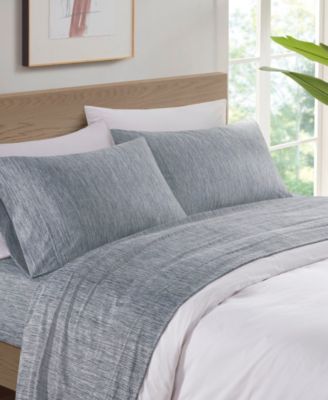 Comfort Cool Jersey Knit Nylon Blend 4-Piece Sheet Set, Full