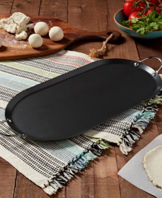 Latin Aluminum 15.75 x 7.75 Oval Comal