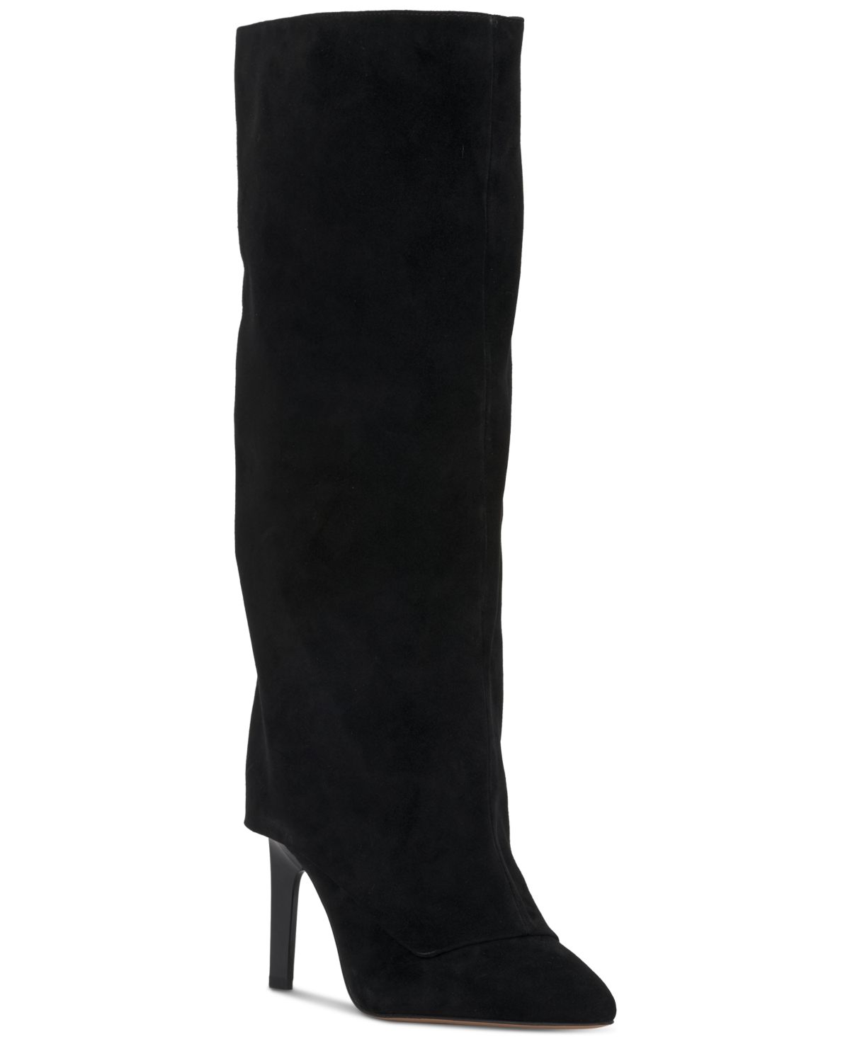 Jessica Simpson Brykia Knee High Boot In Black Suede