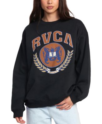 RVCA - Juniors' Varsity Graphic Crewneck Sweatshirt