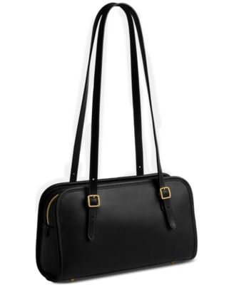Swing Zip Small Leather Shoulder Bag