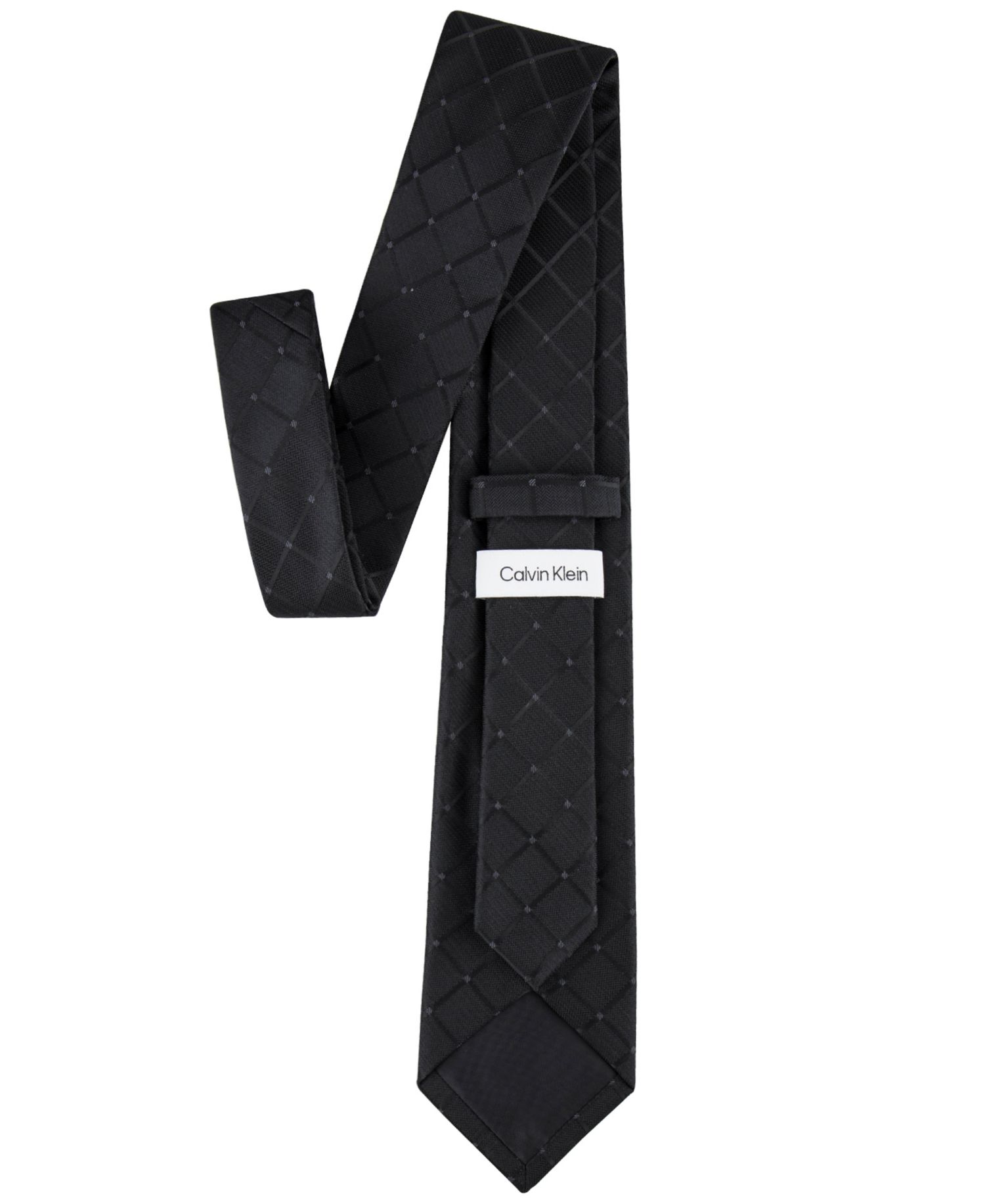 Men's Herringbone Grid Tie