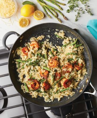 Radiance Hard Anodized Aluminum Nonstick 14" Frying Pan with Helper Handle