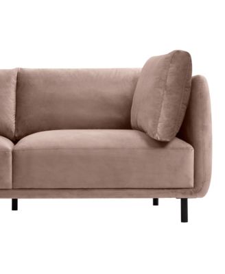 Serenity 79" Velvet with Metal Legs Sofa