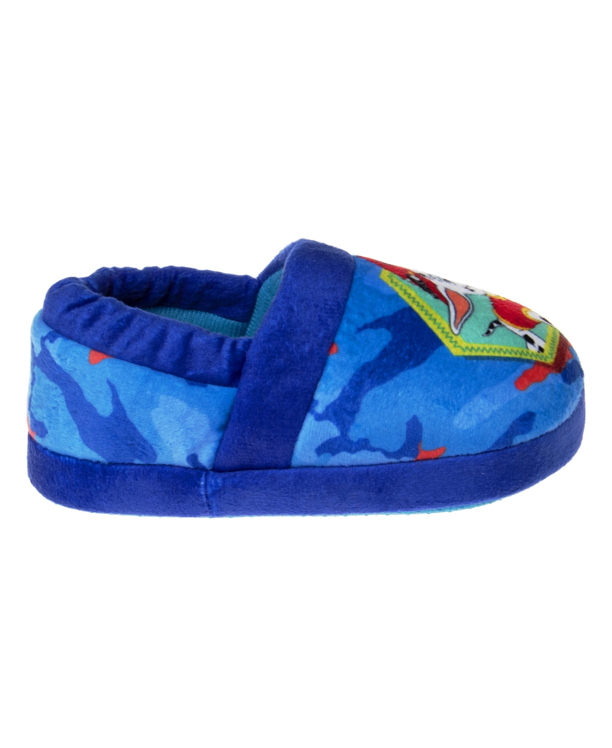 Nickelodeon Little Boys Paw Patrol Marshall and Chase Dual Sizes House Slippers - Navy