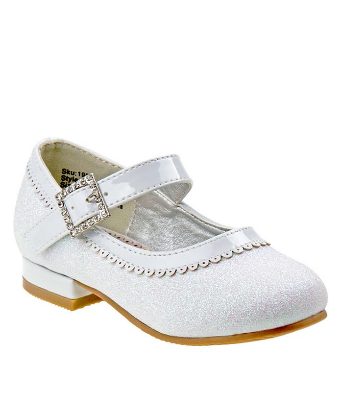 Josmo Little Girls Strap Low Heeled Dress Shoes - Macy's