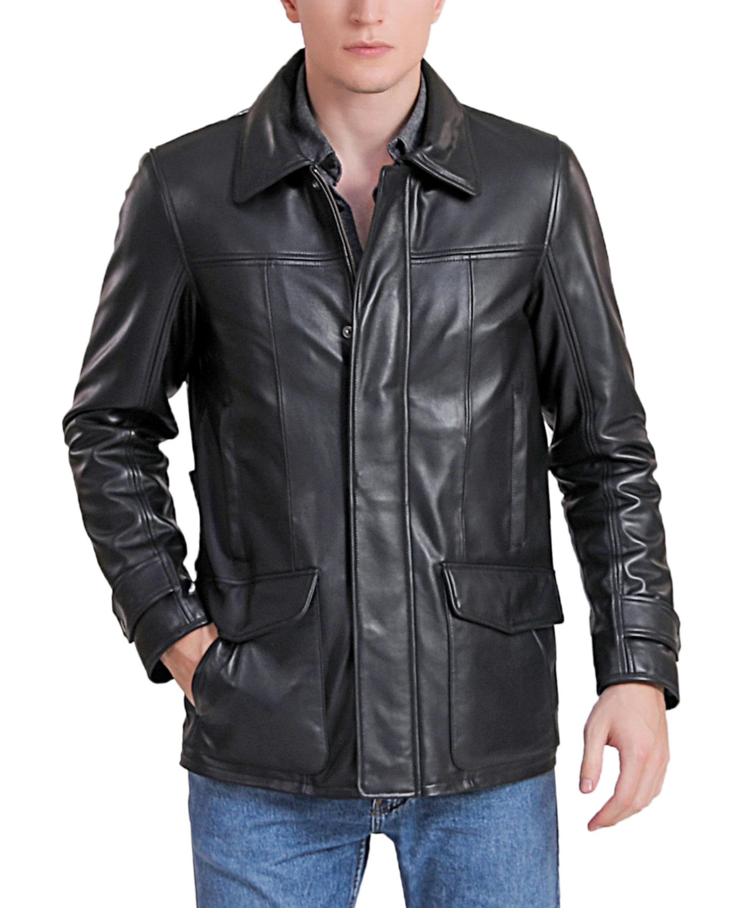Men's Hunter Leather Coat