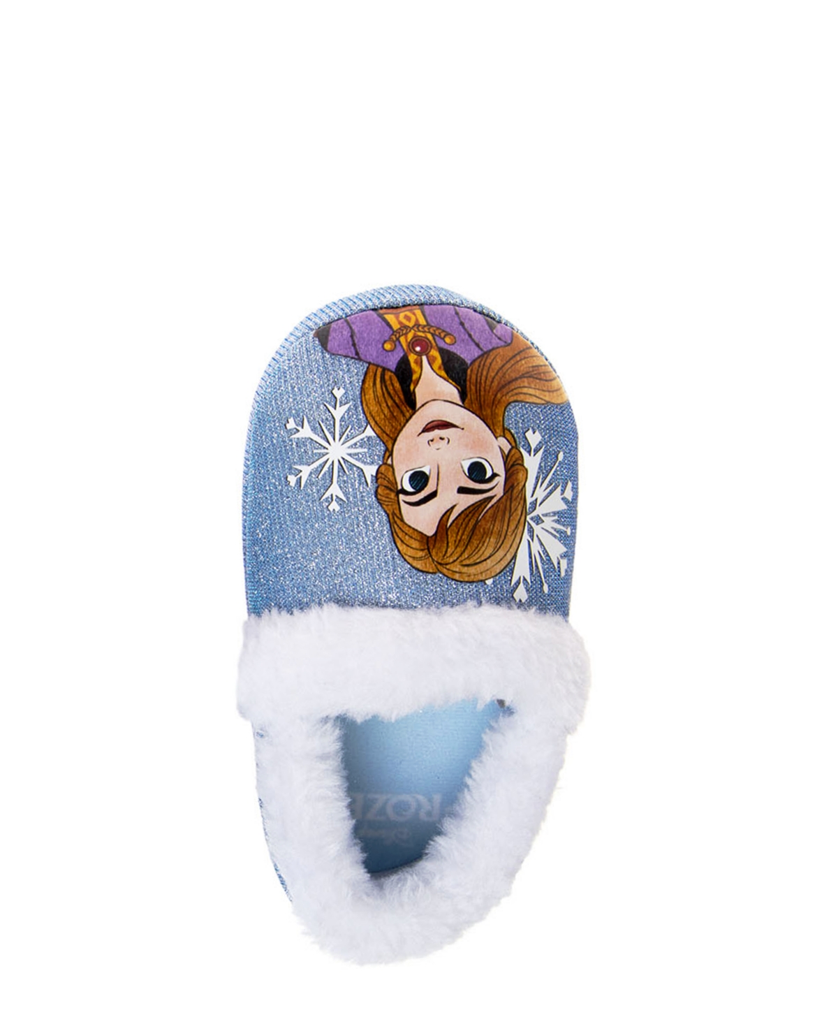 Shop Disney Toddler Girls Frozen Anna And Elsa Confident Sisters Dual Sizes House Slippers In Blue