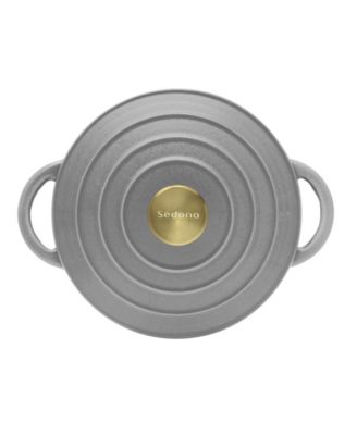 Enamel Cast Iron 3 Quart Dutch Oven with Lid