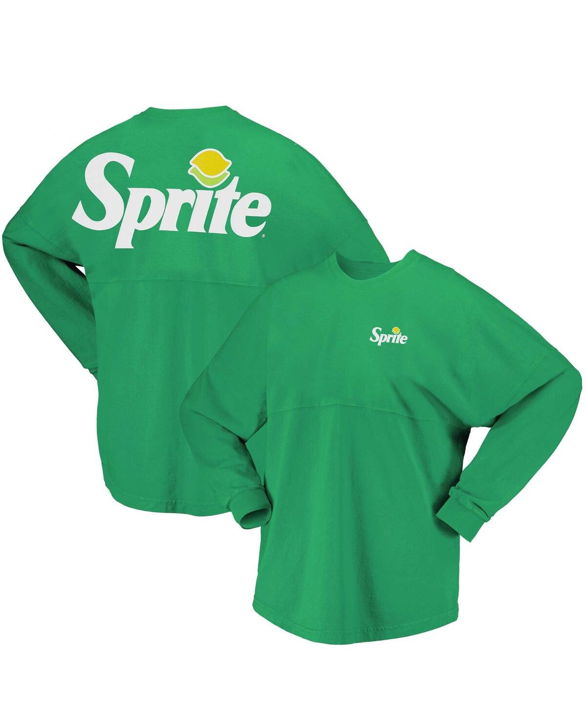 Men's and Women's Green Sprite Long Sleeve T-shirt - Green