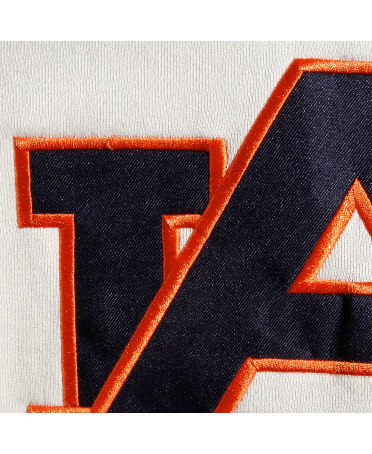 Colosseum Cream Auburn Tigers 2.0 Lace-up Hoodie In Cream