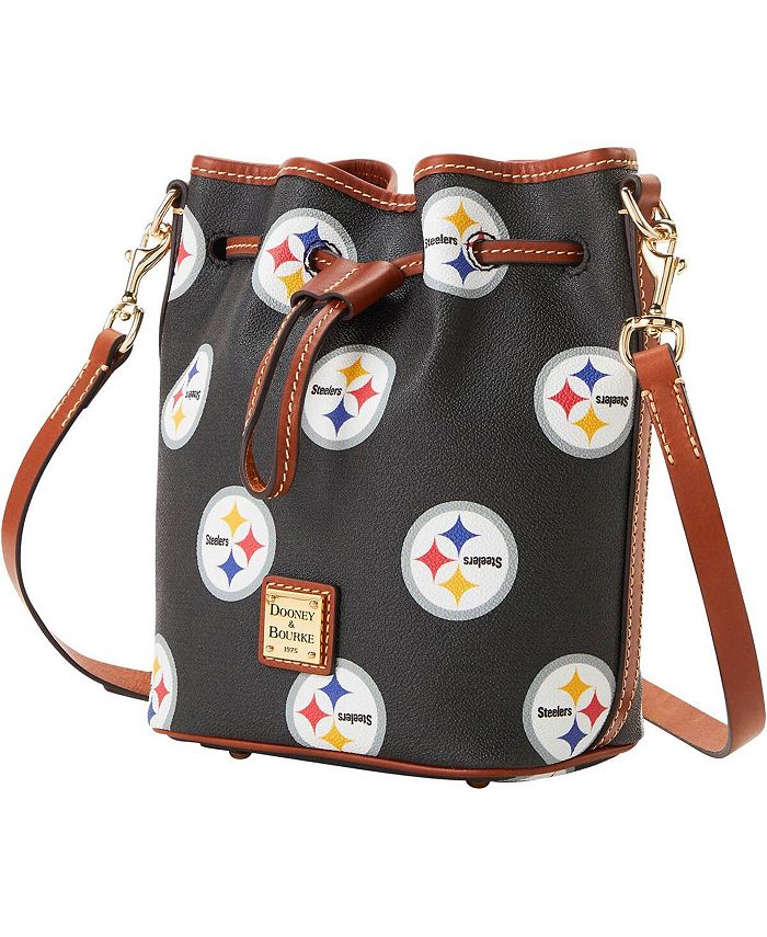 Dooney & Bourke Women's Pittsburgh Steelers Monogram Drawstring Purse