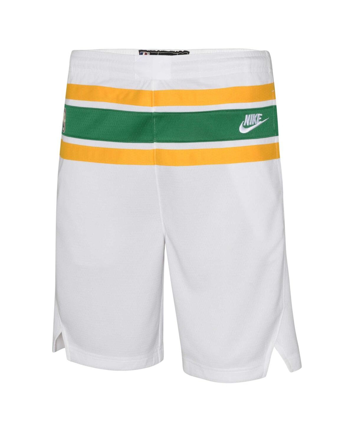 Big Boys NikeHouston Rockets Hardwood Classics Swingman Shorts - White