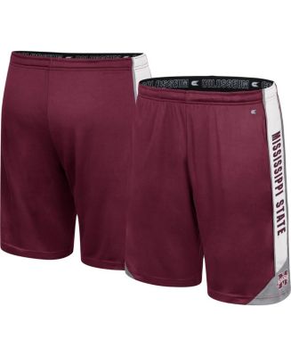 Men's Colosseum Maroon Mississippi State Bulldogs Haller Shorts - Macy's