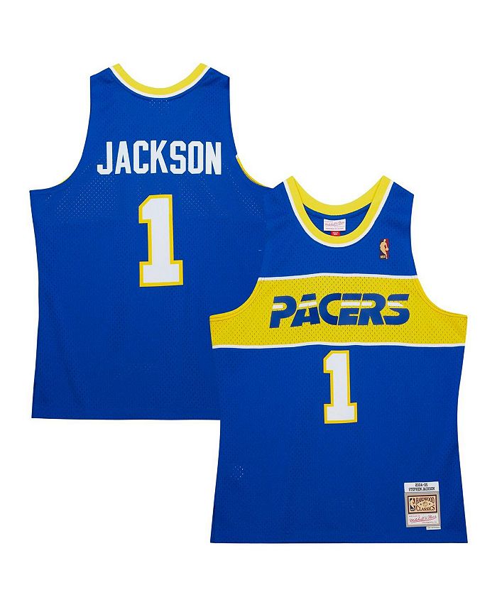 Mitchell Ness Men s Stephen Jackson Royal Indiana Pacers