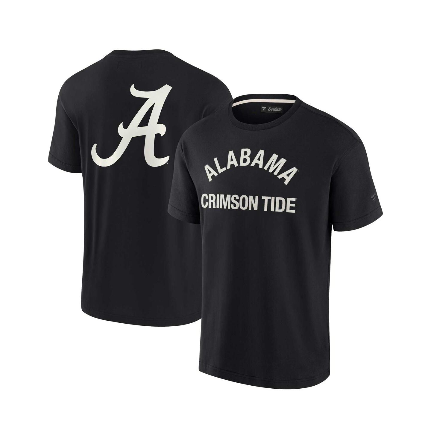 Футболка Fanatics Signature Black Alabama Crimson Tide Super Soft Short Sleeve — фото 1