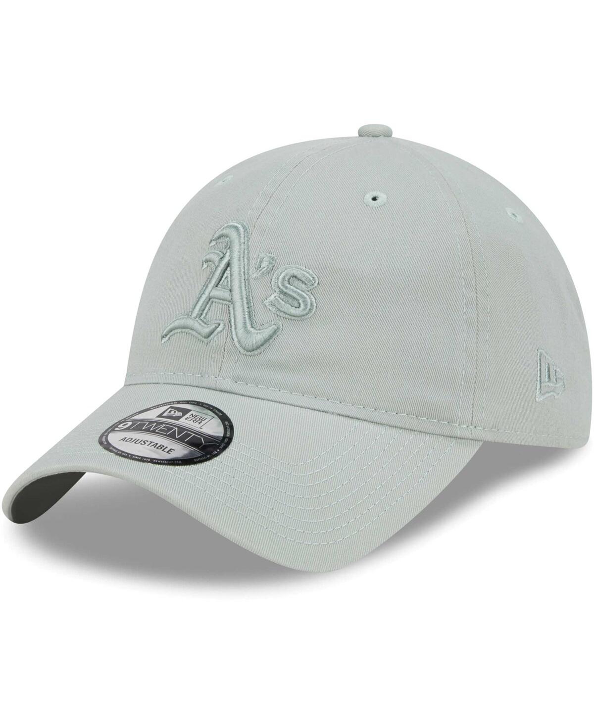 Shop New Era Men's  Green Oakland Athletics Color Pack 9twenty Adjustable Hat