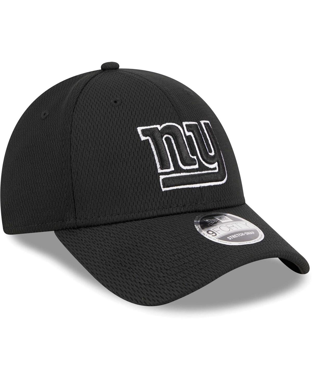Men's New EraNew York Giants Main B-Dub 9FORTY Adjustable Hat - Black