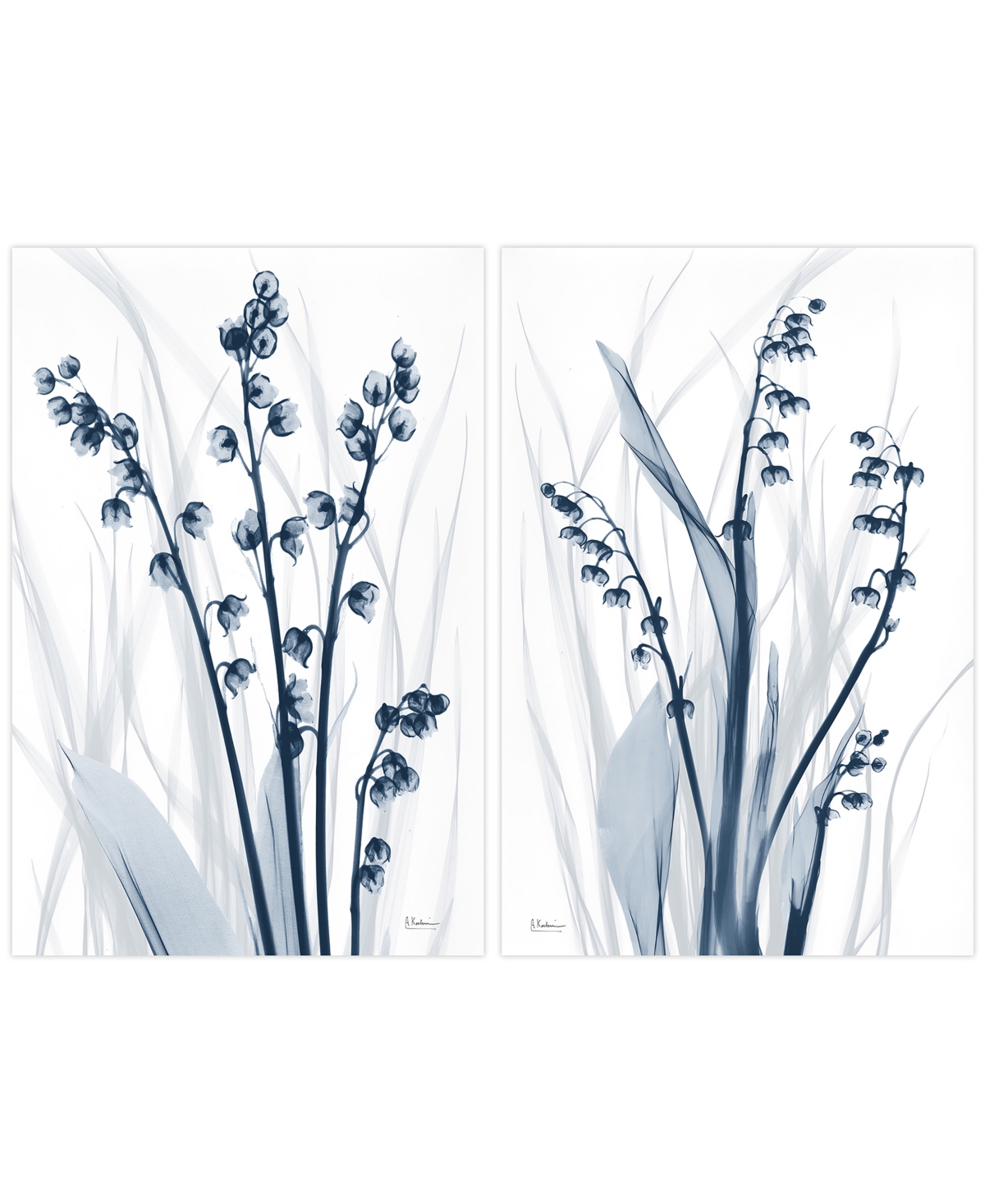 Empire Art Direct Radiant Blues 1 2 Frameless Free Floating Tempered Glass Panel Graphic Wall Art, 48" X 32" X 0.2" Ea