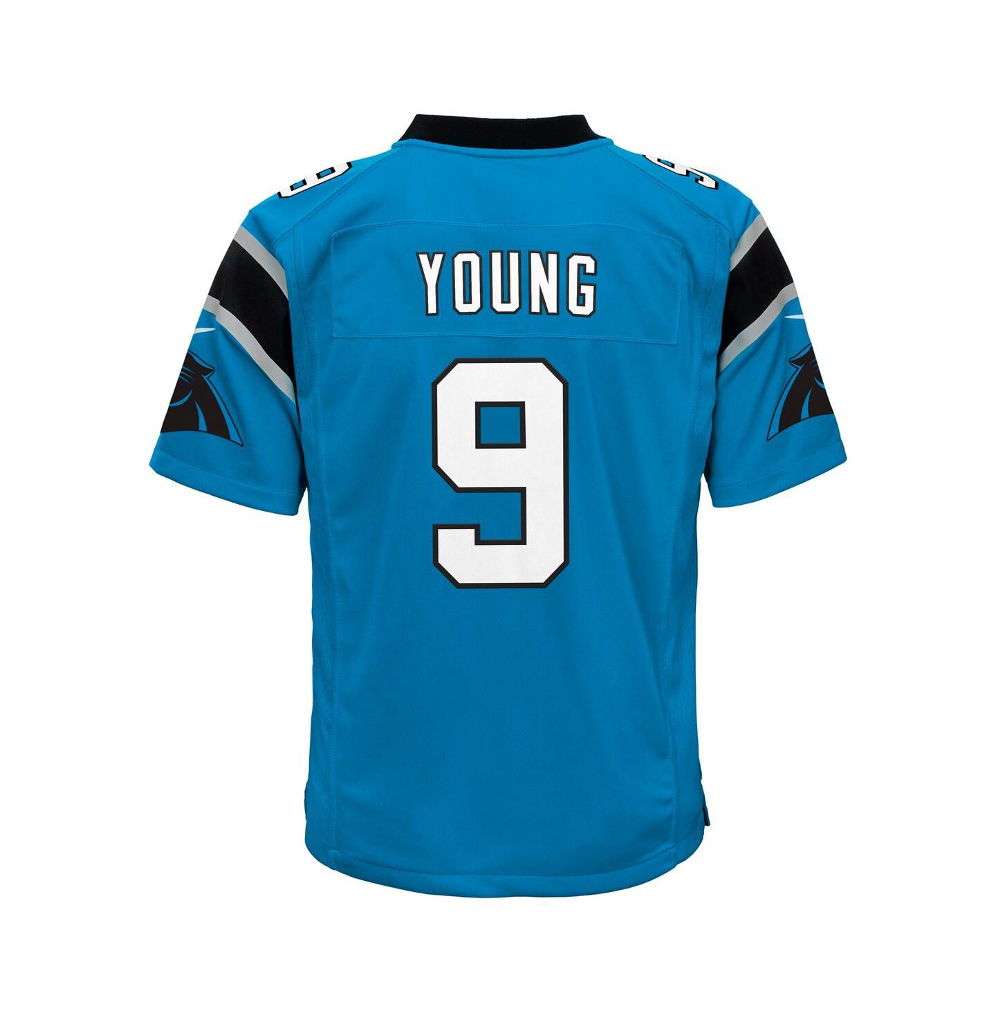 Детская игровая джерси Nike Bryce Young Carolina Panthers, Blue — фото 3